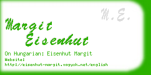 margit eisenhut business card